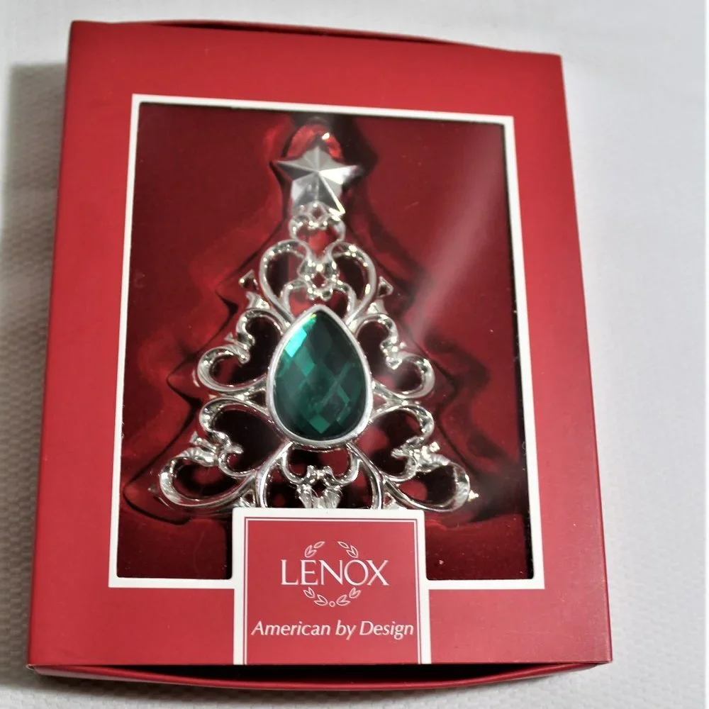 Lenox Gemmed Christmas Tree Ornament NIB